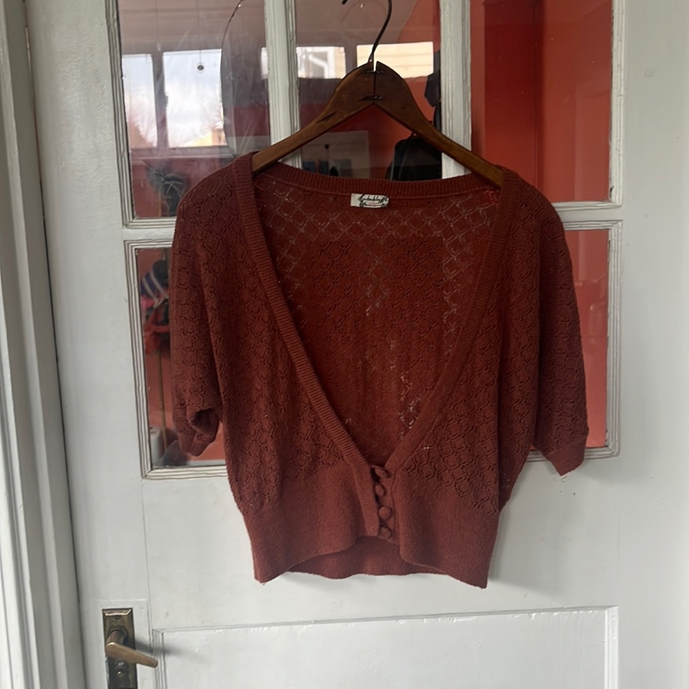 Free People Cropped Sweater